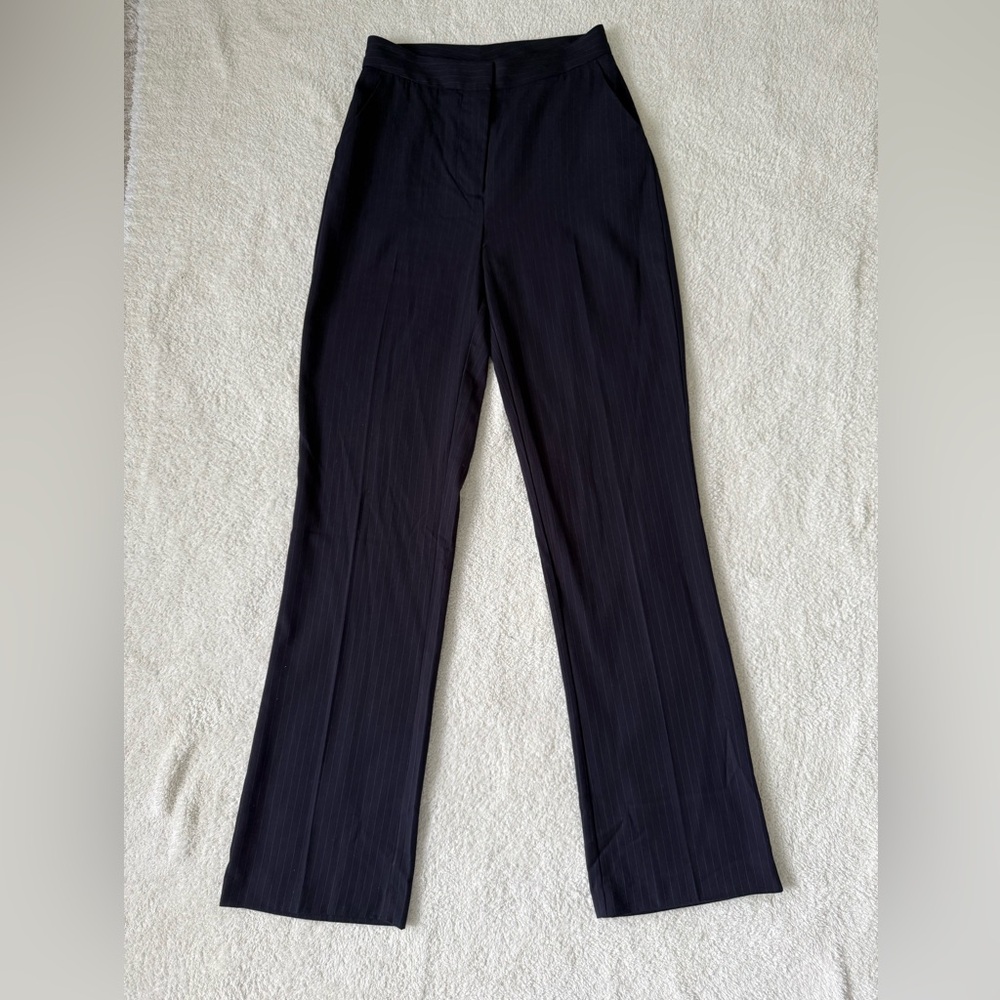 NWOT Jason Wu size 2 navy pinstripe trouser